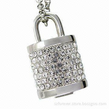 USB Flash Drive with 64MB to 16GB Flash Memory Capacity, Supports Windows XP and Linux 2.4.x OS